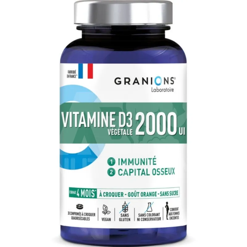 Vitamine D3 végétale 2000ui